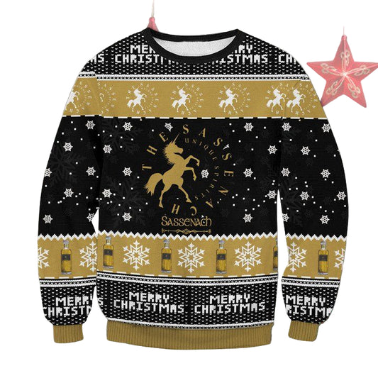 Sassenach Scotch Whisky Ugly Christmas Sweater 2022 ? Usalast