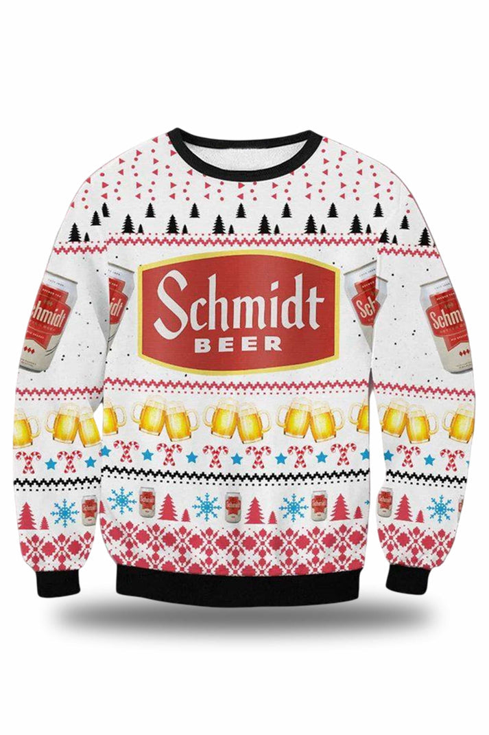 Schmidt Beer Ugly Christmas Sweater 2025 – Moonbestprint