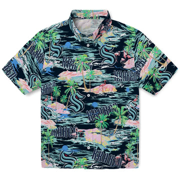 Seattle Kraken Flamingo Retreat 2026 Hawaiian Shirt – Moonbestprint