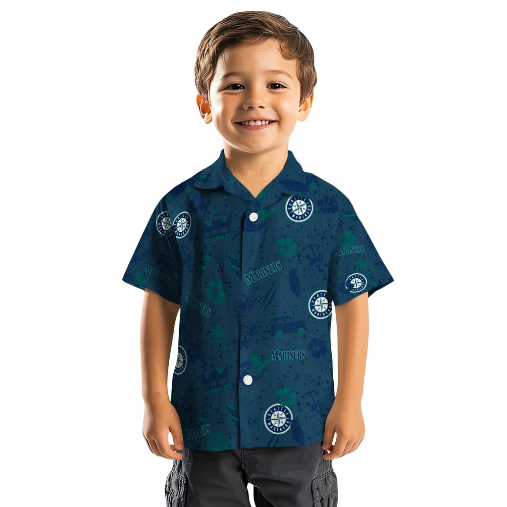 Seattle Mariners Hawaiian Shirt - Beach Vibe | Moonbestprint