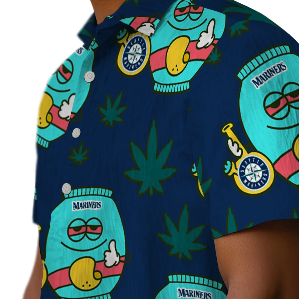 Seattle Mariners Hawaiian Shirt - Chill Vibe | Moonbestprint