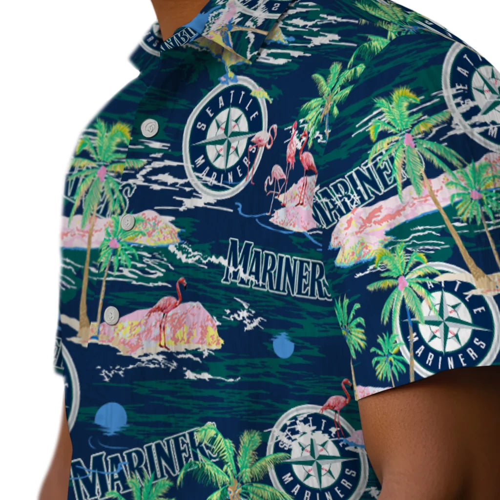 Seattle Mariners Flamingo Retreat 2026 Hawaiian Shirt – Moonbestprint