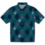 Seattle Mariners Hawaiian Shirt - Golfing Plaid | Moonbestprint