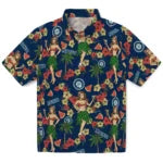 Seattle Mariners Hawaiian Shirt - Hawaiian Girls Design | Moonbestprint