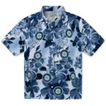 Seattle Mariners Hawaiian Shirt - Hibiscus Arrangement | Moonbestprint