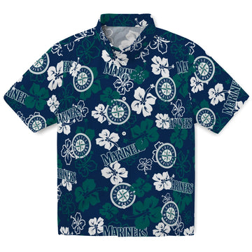 Seattle Mariners Hibiscus Bloom Hawaiian Shirt – Moonbestprint