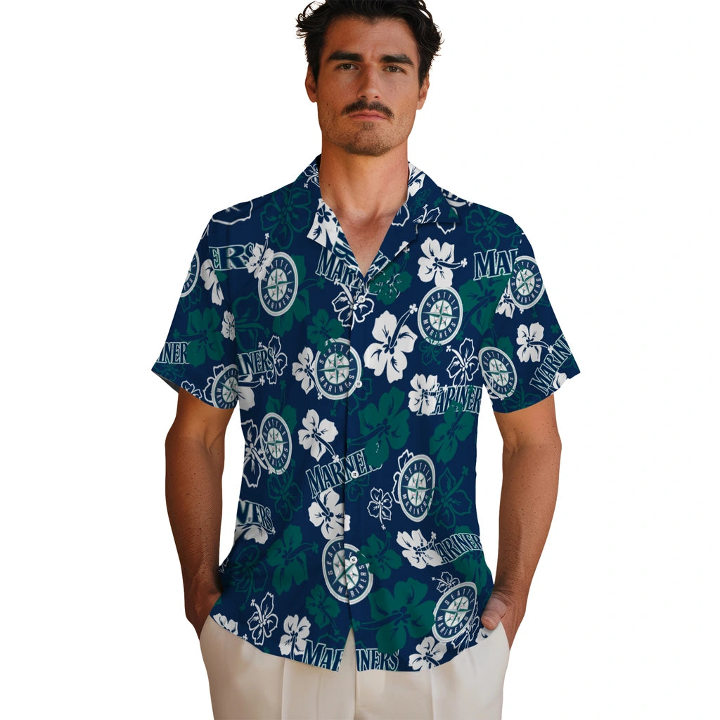 Seattle Mariners Hibiscus Bloom Hawaiian Shirt – Moonbestprint