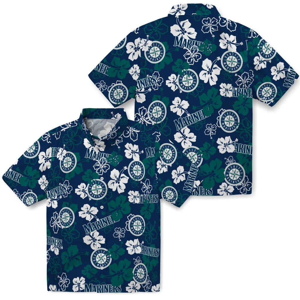 Seattle Mariners Hibiscus Bloom Hawaiian Shirt – Moonbestprint