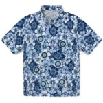 Seattle Mariners Hawaiian Shirt - Hibiscus Blooms | Moonbestprint