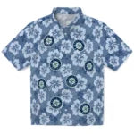 Seattle Mariners Hawaiian Shirt - Hibiscus Cluster | Moonbestprint
