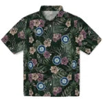Seattle Mariners Hawaiian Shirt - Hibiscus Leaves Pattern | Moonbestprint