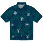 Seattle Mariners Hawaiian Shirt - Monstera Layer | Moonbestprint