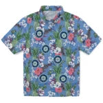 Seattle Mariners Hawaiian Shirt - Pineapple Bouquet | Moonbestprint