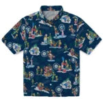 Seattle Mariners Hawaiian Shirt - Simpsons Christmas | Moonbestprint