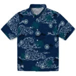 Seattle Mariners Hawaiian Shirt - Wave Palm | Moonbestprint