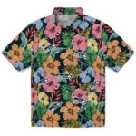 Seattle Seahawks Hawaiian Shirt - Brilliant Hibiscus Garden | Moonbestprint