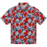 Seattle Seahawks Hawaiian Shirt - Hibiscus Fiesta | Moonbestprint