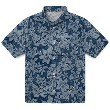 Seattle Seahawks Hawaiian Shirt - Hibiscus Oasis | Moonbestprint