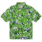 Seattle Seahawks Hawaiian Shirt - Hibiscus Overlay | Moonbestprint