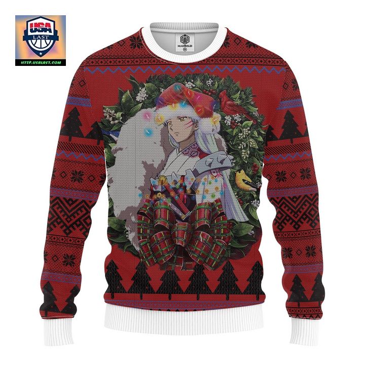 Sesshomaru Inuyasha Mc Ugly Christmas Sweater Thanksgiving Gift ? Usalast