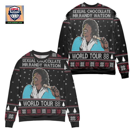 Sexual Chocolate MrRandy Watson World Tour 88 Ugly Christmas Sweater ? Usalast