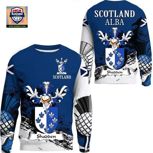 Shadden Scottish Family Crest Scotland Special Sweater A7 ? Usalast
