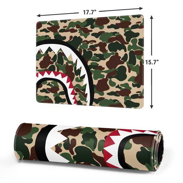 Shark Teeth Street Camo Gaming Mouse Pad Moonbestprint