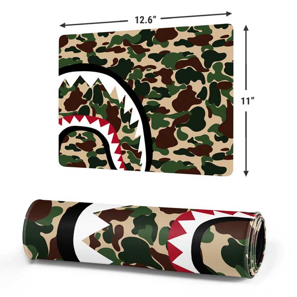 Shark Teeth Street Camo Gaming Mouse Pad Moonbestprint