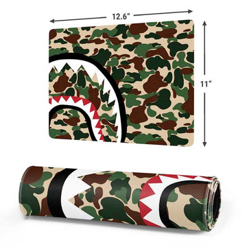 Shark Teeth Street Camo Gaming Mouse Pad Moonbestprint