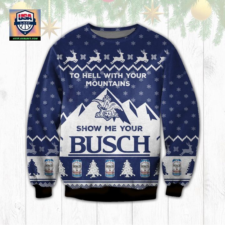 Show Me Your Busch Ugly Christmas Sweater 2022 ? Usalast