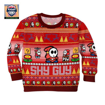 Shy Guy Super Mario Christmas Sweater ? Usalast