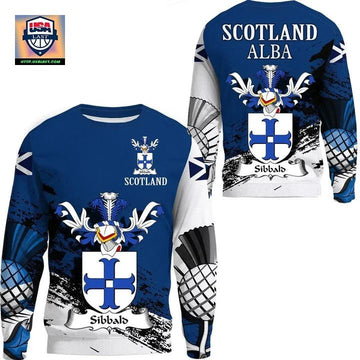 Sibbald Scottish Family Crest Scotland Special Sweater A7 ? Usalast