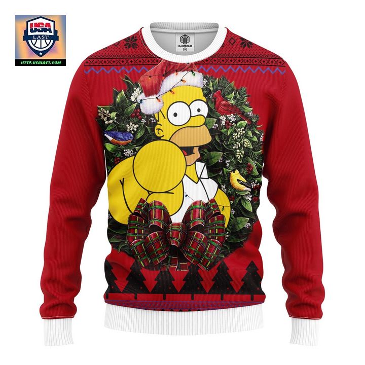 Simpsons Homer Noel Mc Ugly Christmas Sweater Thanksgiving Gift ? Usalast