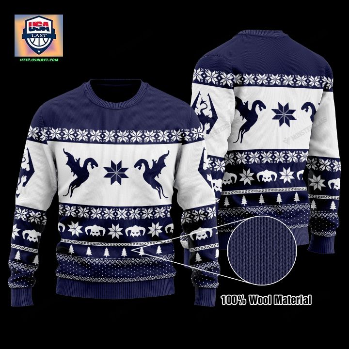 Skyrim Dragon Christmas Sweater ? Usalast