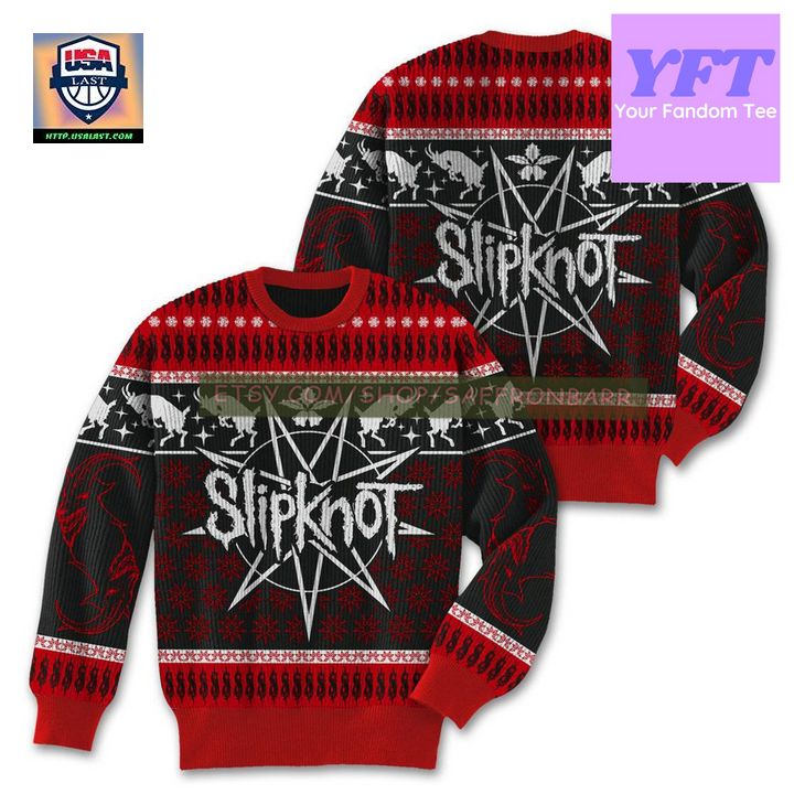 Slipknot Band Slipknot 2022 Design 3d Ugly Christmas Sweater ? Usalast