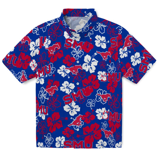 SMU Mustangs Hibiscus Bloom Hawaiian Shirt – Moonbestprint