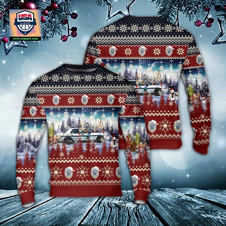 Soldotna Police Department Soldotna Alaska Christmas AOP Sweater ? Usalast