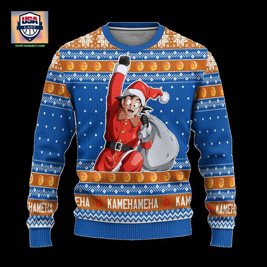 Son Goku Dragon Ball Anime Ugly Christmas Sweater Xmas Gift ? Usalast