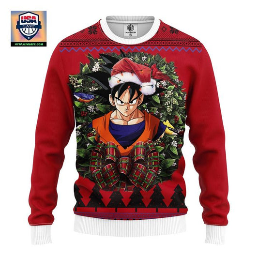 Son Goku Dragon Ball Noel Mc Ugly Christmas Sweater Thanksgiving Gift ? Usalast