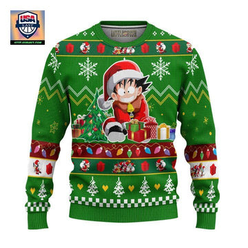 Son Goku Ugly Christmas Sweater And 3D Hoodie Dragon Ball Xmas Gift ? Usalast