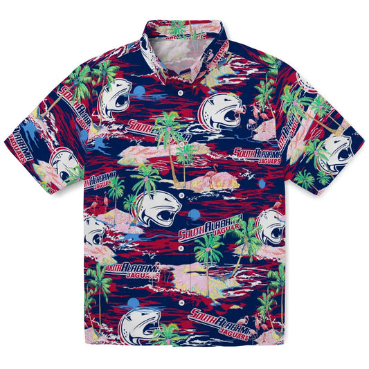 South Alabama Jaguars Flamingo Retreat 2026 Hawaiian Shirt – Moonbestprint