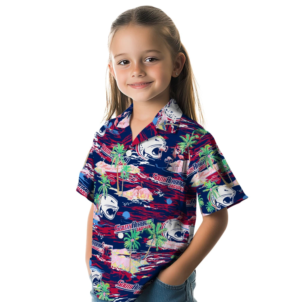 South Alabama Jaguars Flamingo Retreat 2026 Hawaiian Shirt – Moonbestprint