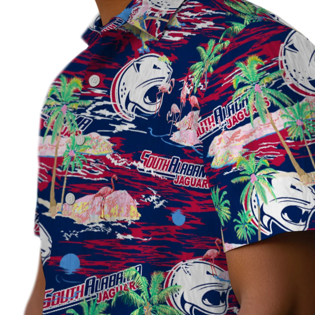 South Alabama Jaguars Flamingo Retreat 2026 Hawaiian Shirt – Moonbestprint