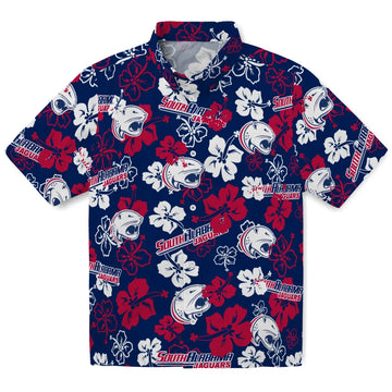 South Alabama Jaguars Hibiscus Bloom Hawaiian Shirt – Moonbestprint