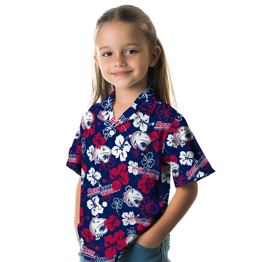 South Alabama Jaguars Hibiscus Bloom Hawaiian Shirt – Moonbestprint