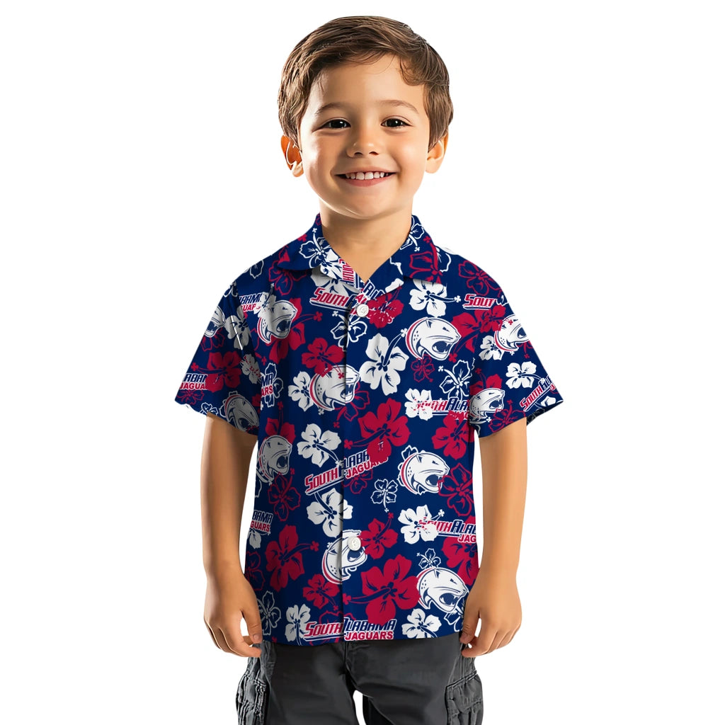 South Alabama Jaguars Hibiscus Bloom Hawaiian Shirt – Moonbestprint