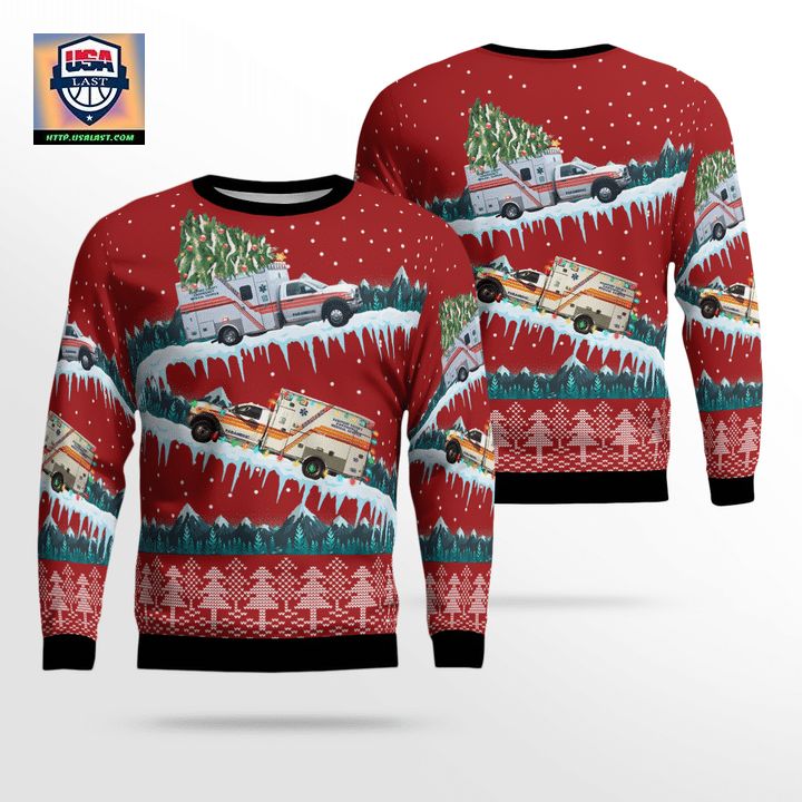 South Carolina Beaufort County EMS Sweater 3D ? Usalast