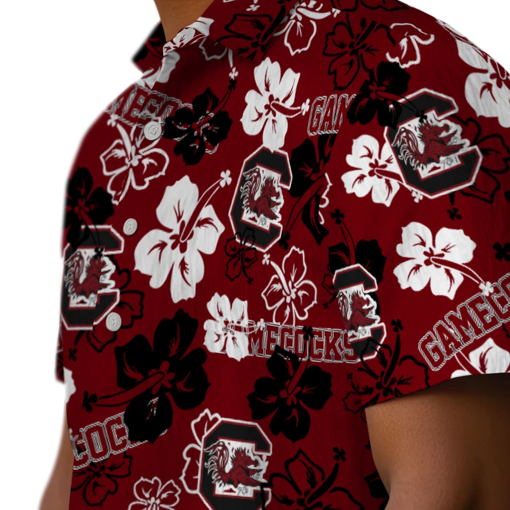 South Carolina Gamecocks Hibiscus Bloom Hawaiian Shirt – Moonbestprint