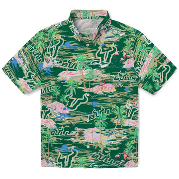 South Florida Bulls Flamingo Retreat 2026 Hawaiian Shirt – Moonbestprint