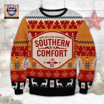 Southern Comfort Whiskey Ugly Christmas Sweater 2022 ? Usalast
